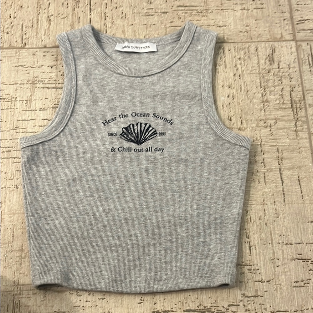 Urban Outfitters Gray Athletic Tank Top